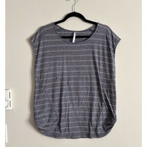 Kuhl Women’s Top‎ Size Large Short Sleeve Striped Sports Athleisure Casual